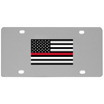 Thin Red Line Coast Guard Flag License Plate Wall Plaque